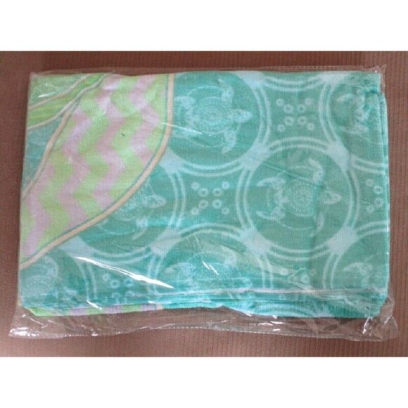 New Green Sea Turtle Beach Towel Cotton Bath Pool GIFT Ocean Honu Turtles Motif - Picture 5 of 5